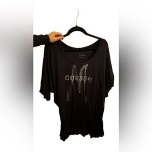 Guess By Marciano Long Sleeve Off Shoulder Top